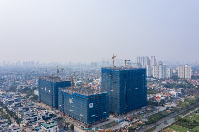 Hanoi Melody Residences - du an vua nhan so do toan khu xay den dau?