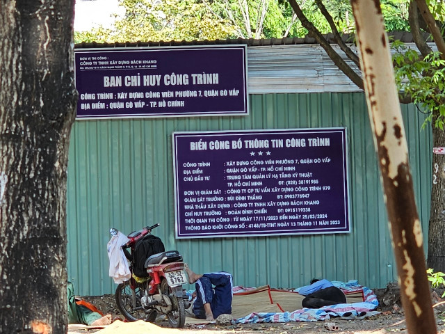 TP. HCM: Cận cảnh dự án xây dựng công viên phường 7, quận Gò Vấp - Hình 4 TP. HCM: Can canh du an xay dung cong vien phuong 7, quan Go Vap-Hinh-4