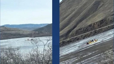 Hiện trường vụ máy bay rơi xuống sông ở Mỹ, hai người thiệt mạng