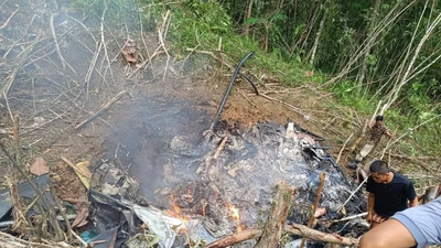 Hiện trường vụ trực thăng rơi khi cứu trợ bão Kalmaegi ở Philippines