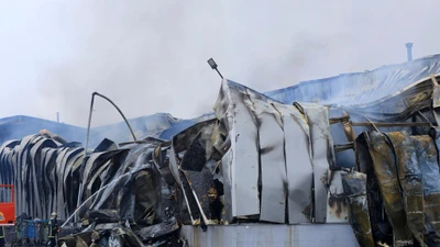 Hiện trường vụ nổ tại nhà máy ở Hy Lạp, 4 công nhân thiệt mạng