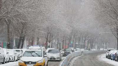 Hình ảnh tuyết rơi trắng xóa ở Trung Quốc