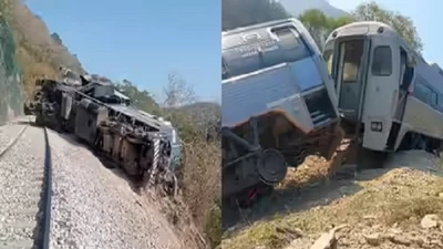 Tàu hỏa trật bánh ở Mexico, hơn 100 người thương vong