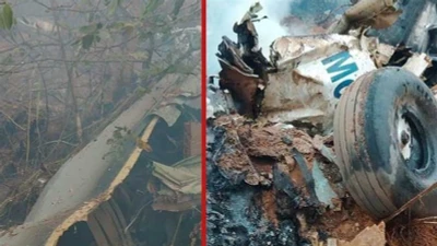 Hiện trường máy bay chở du khách rơi ở Kenya, nhiều người thiệt mạng