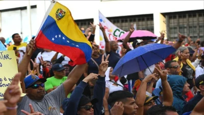 Biểu tình ở thủ đô Venezuela yêu cầu Mỹ thả Tổng thống Maduro