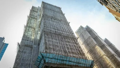 Vì sao tre được sử dụng làm giàn giáo ở Hong Kong?