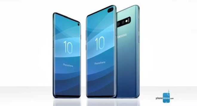Trong khi Galaxy S10 và S10 Lite chỉ được trang bị một camera selfie và camera kép ở phía sau, Galaxy S10+ sở hữu hệ thống 3 camera sau cùng camera selfie kép. Ảnh: PhoneArena.