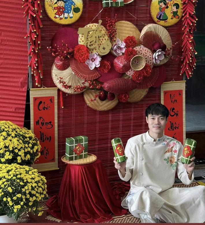 Góc decor đậm không khí Tết. Ảnh: FBNV