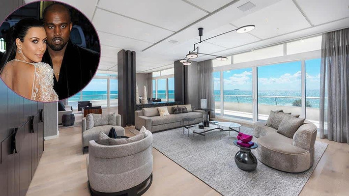 Giữa năm 2019, nam rapper dành khoảng 121 ha tại đó để phát triển các dự án bất động sản với những ngôi nhà được lấy cảm hứng từ loạt phim Star Wars. Mùa đông năm 2018, West mua một căn hộ sang trọng rộng hơn 436 m2 trị giá 14 triệu USD tại thành phố biển Miami Beach, bang Florida làm quà cho vợ. Nguồn ảnh: Getty Image.