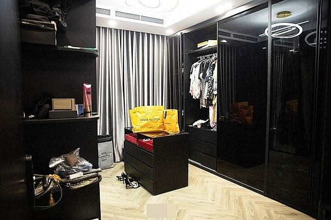 Một khu vực để đồ riêng.