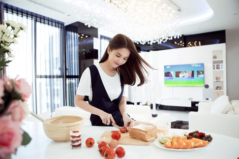 Ước tính, căn hộ này của Nữ hoàng nội y trị giá tới 20 tỷ đồng. Ảnh: Kenhsao.