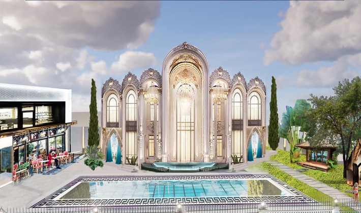 Biệt thự mới này được xây dựng trên khu đất rộng đến gần 2.000m2.