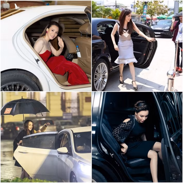Bên cạnh đó, Hồ Quỳnh Hương còn chi ra tiền tỷ để tậu bộ sưu tập xế hộp hạng sang. Ảnh: 2sao