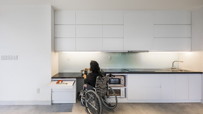 Nội thất cũng được thiết kế phù hợp với gia chủ.