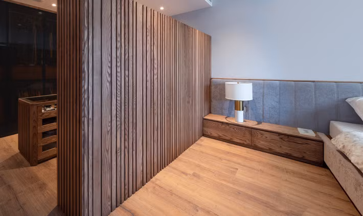 Gỗ mộc sử dụng tối đa trong các vật dụng.