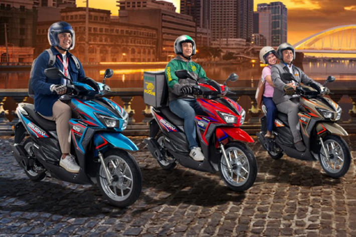 Khối động cơ này cho phép Brusky 125 đạt công suất tối đa 9,38 mã lực tại 7.500 vòng/phút và mô-men xoắn cực đại 10 Nm tại 6.000 vòng/phút. Đi kèm với đó là hệ thống hộp số vô cấp CVT.