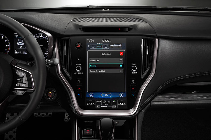 Chìa khóa keyless entry, khởi động nút bấm. Vô-lăng bọc da có lẫy chuyển số giả lập. Màn hình trung tâm kích thước 11,6 inch có hỗ trợ Apple CarPlay/Android Auto và hệ thống định vị, nhận dạng giọng nói.