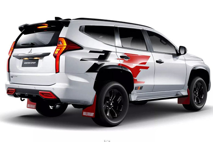 Mitsubishi Montero Sport Black Series Ralliart bản đặc biệt này nổi bật với vẻ ngoài thể thao mạnh mẽ, nhưng thực tế chỉ là phiên bản Montero Sport (hay Pajero Sport) đã có mặt trên thị trường từ lâu.