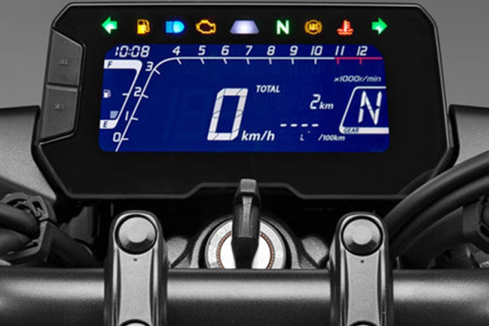 Phiên bản 125 của chiếc xe đang được bán tại thị trường Châu Âu có điểm khác biệt ở bộ ốp gầm nhựa vuông vắn khiến thân xe dày dặn và tạo khối hơn. Xe cũng sở hữu màn hình LCD sắc nét với vòng tua, số đang đi, tốc độ, giờ giấc,... Một cách hết sức rõ ràng và không làm cho người nhìn có cảm giác rối mắt.