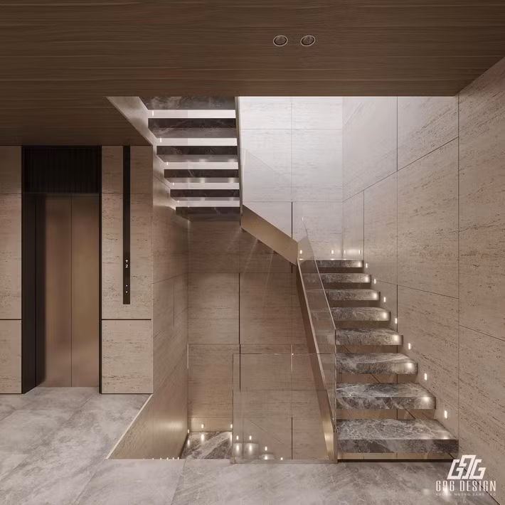 Tuy nhiên, đây mới chỉ là hình ảnh 3D của ngôi nhà. Dự kiến, ngôi nhà sẽ hoàn tất việc xây dựng vào năm sau. Ảnh: 696 Design