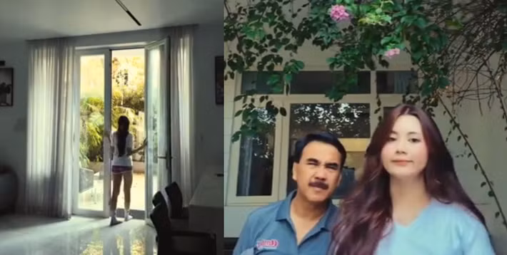 Đây là lần hiếm hoi Hạt Dẻ để lộ không gian sống sang trọng, khiến nhiều người phải trầm trồ về cơ ngơi triệu đô của gia đình. Ảnh chụp màn hình