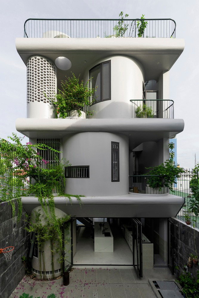 Ý tưởng thiết kế nhà bắt nguồn từ nhu cầu của gia chủ về một không gian sáng sủa và thoáng mát. Ảnh: Phan Trọng Tín