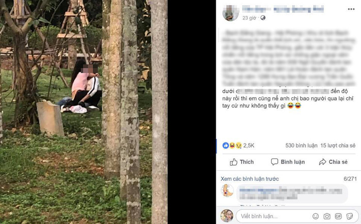 Chưa có cơ sở khẳng định cảnh tượng trên diễn ra ở khu di tích nổi tiếng như người đăng cung cấp, song hành động thân mật giữa ban ngày, trước sự chứng kiến của nhiều người của đôi trẻ vẫn được đánh giá là khó chấp nhận.