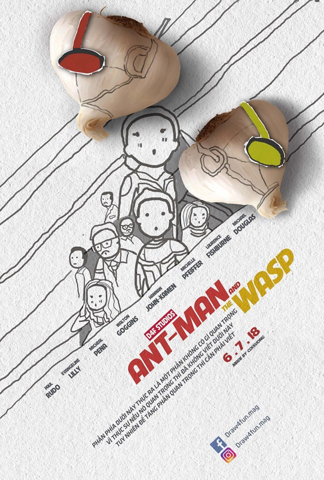 Hình ảnh những siêu anh hùng trong phim qua tay của anh chàng Quang Huy đã gây bất ngờ khi diện trang phục gắn liền với các vật phẩm hết sức đời thường ở Việt Nam.