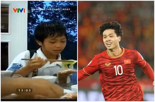 Tiền đạo đội tuyển Việt Nam - Công Phượng ngày nhỏ cũng rất khôi ngô.