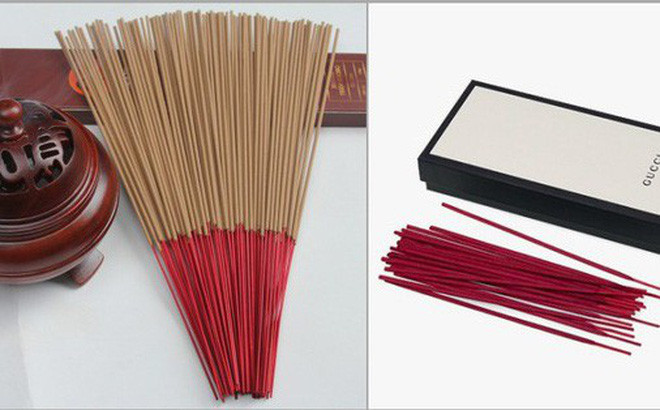 Thế nhưng, chả biết loại hương này của Gucci có "thiêng" hơn được tí nào hay không, mà giá của nó lại lên đến tận 70 đô (1,6 triệu đồng) cho một bó 25 nén.