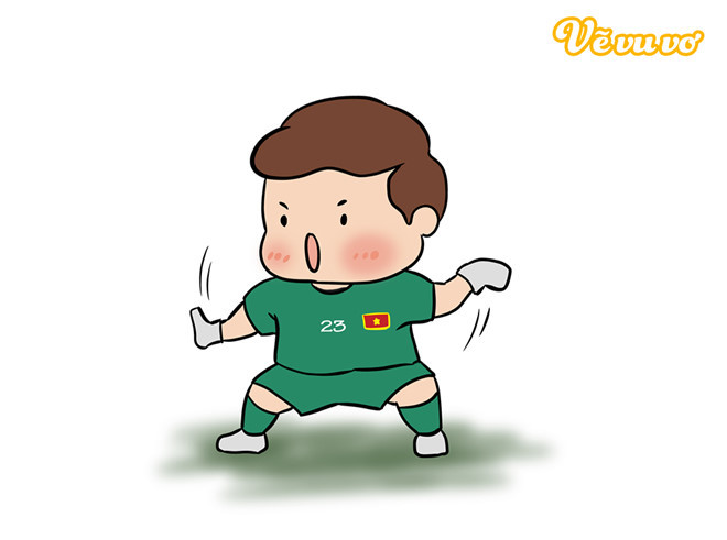 Mang trong mình 2 dòng máu Việt - Nga, thủ thành Đặng Văn Lâm được biết tới nhiều nhất với biệt danh "Lâm Tây" hay "gấu Nga".