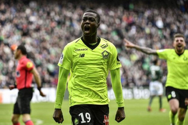 Những thông tin mới nhất cho biết Liverpool và MU là những CLB đang theo dõi sát sao tiền đạo CLB Lille, Nicolas Pepe.