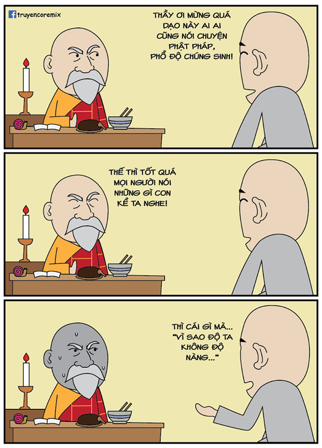 Các nhà sư mừng ra mặt khi Phật pháp được nhiều người chú ý tới qua bản hit Độ ta không độ nàng.