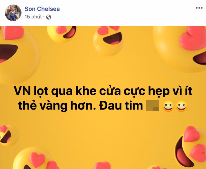 Chỉ thắng 1 trận tại vòng bảng Asian Cup nên đội tuyển Việt Nam đã không có quyền định đoạt số phận mà phải chờ đến những lượt trận ở các bảng đấu khác để giành suất đi tiếp.