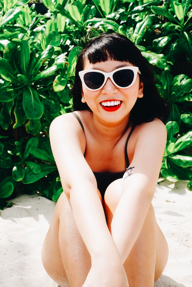 Cứ nhìn thánh lầy Trang Hý mới đây là một điển hình cho việc bằng lòng với cơ thể mình đang có. Mới đây, series hình cô nàng này khoe ảnh bikini với thân hình 3 vòng như 1 là đủ hiểu.