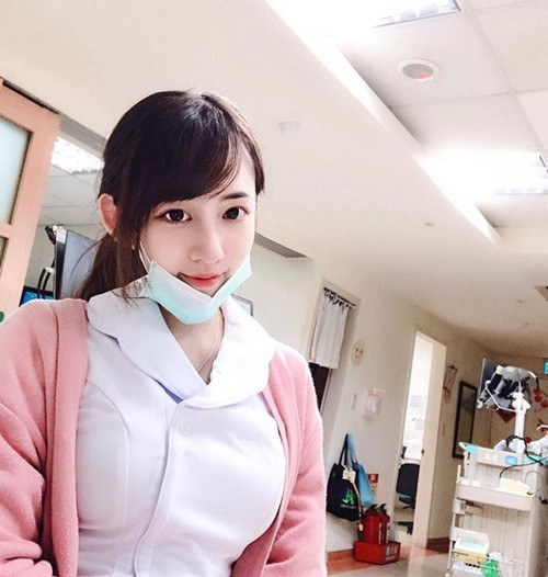 Mới đây, nữ y tá vòng 1 khủng có tên Li Yizhen ở Đài Loan là một trường hợp hoàn toàn khác biệt.