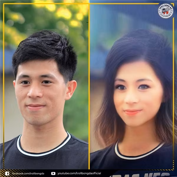 Ngay lập tức, giới trẻ đã không bỏ lỡ trào lưu này và những nhân vật bị hại đầu tiên đó là cầu thủ ĐT Việt Nam như Đặng Văn Lâm, Quang Hải, Bùi Tiến Dũng....