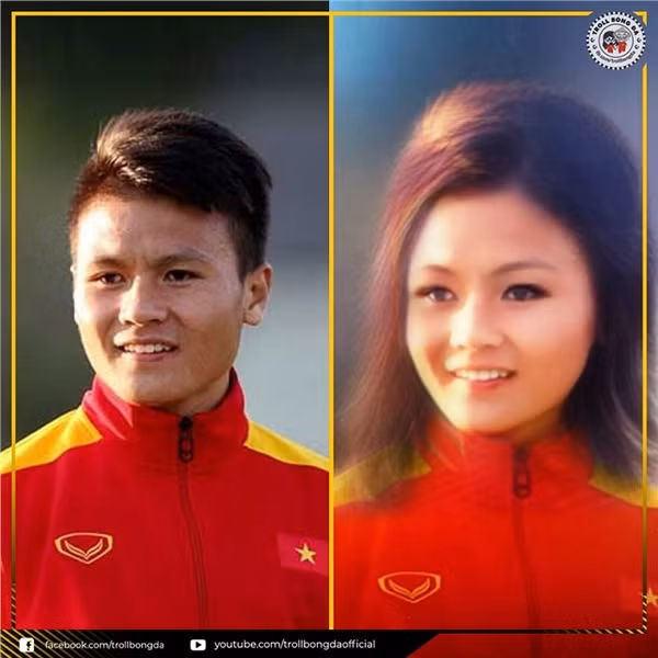 Nếu như Văn Lâm vẫn giữ nguyên nét lai Tây với đôi mắt xanh, thì Đình Trọng, Quế Ngọc Hải lại gây thương nhớ với ngoại hình đằm thắm, mặn mà.