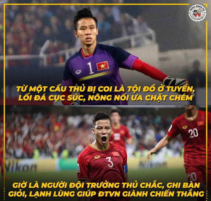 Từ tội đồ của đội tuyển Việt Nam, Ngọc Hải trưởng thành và chững chạc hơn rất nhiều với tấm băng đội trưởng trên tay.