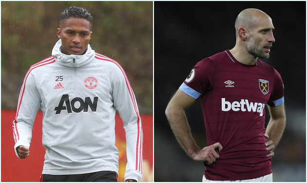 West Ham United đang rất quan tâm đến hậu vệ Antonio Valencia của MU trong bối cảnh thủ quân Pablo Zabaleta nhiều khả năng sẽ giải nghệ vào cuối mùa.