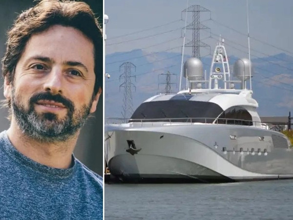 Tỷ phú Sergey Brin sở hữu du thuyền trị giá hơn 76 triệu USD có tên Dragonfly.