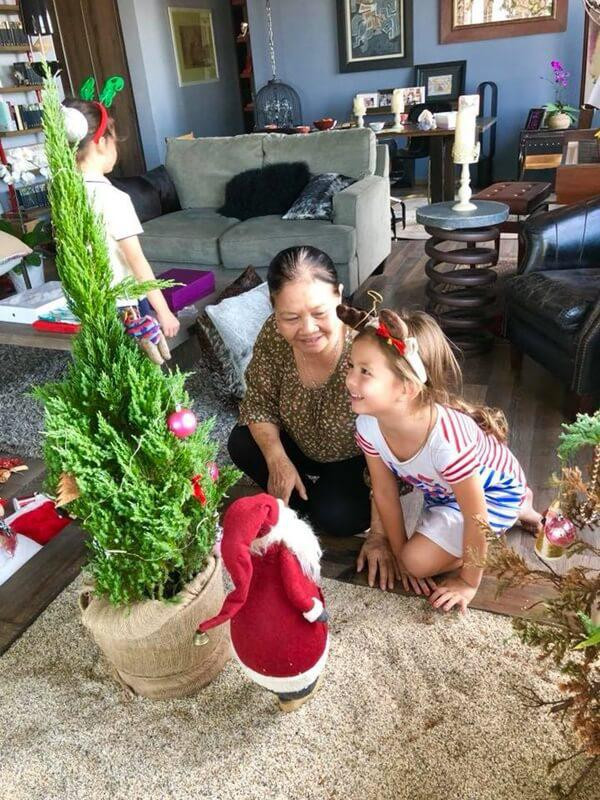 Hiện, 3 mẹ con Hồng Nhung đang sống trong một căn hộ tiện nghi ở TP HCM. Ảnh: FBNV