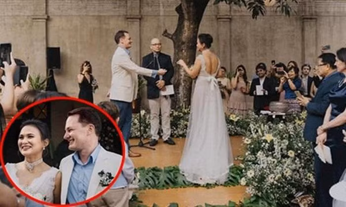 Ngày 23/2/2019, lễ cưới của chồng cũ Hồng Nhung và vợ mới được tổ chức ở một resort sang trọng với sự góp mặt của người thân và bạn bè trong gia đình. Ảnh: GiadinhVN.