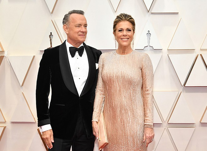 Ngày 11/3, Tom Hanks cho biết ông và vợ, Rita Wilson, đã xét nghiệm dương tính với virus corona khi đang ở Australia. Ảnh: Getty.