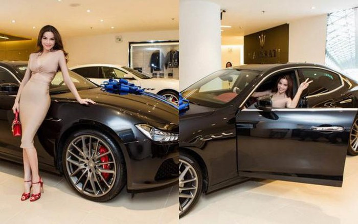Ngoài biệt thự triệu USD, Hà Hồ còn còn sở hữu bộ sưu tập xe sang đắt giá như Maserati Ghibli S Q4 (7 tỷ đồng), Porche Panamera Turbo (10 tỷ đồng)... Ảnh: Internet.