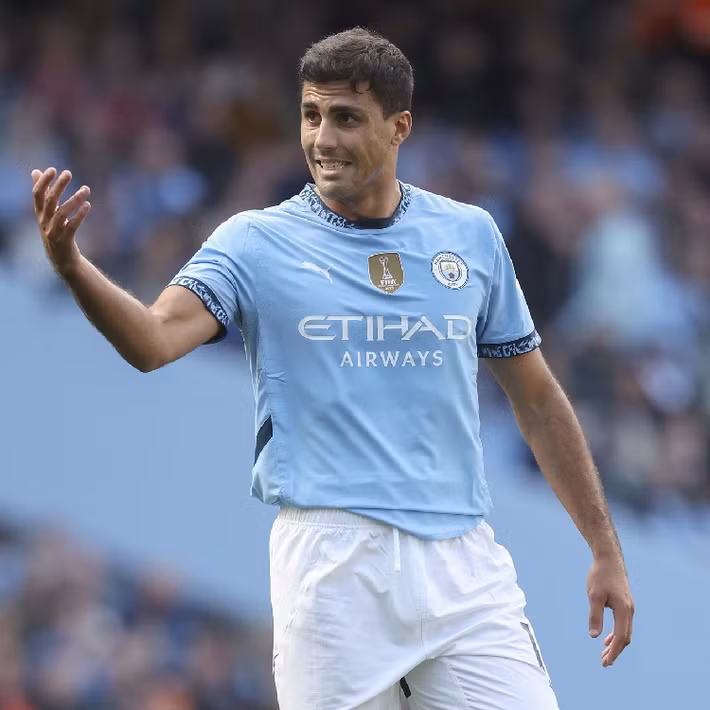 Từ khi chuyển đến Man. City vào năm 2019, tổng thu nhập của Rodri ước đạt gần 51 triệu bảng Anh (khoảng 1.670 tỷ đồng theo tỷ giá hiện hành). Ảnh: CGTN