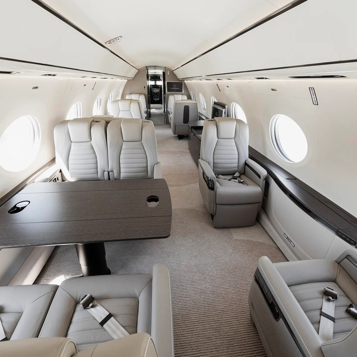 Gulfstream có thể chứa tối đa 13 hành khách. Ảnh: Gulfstream