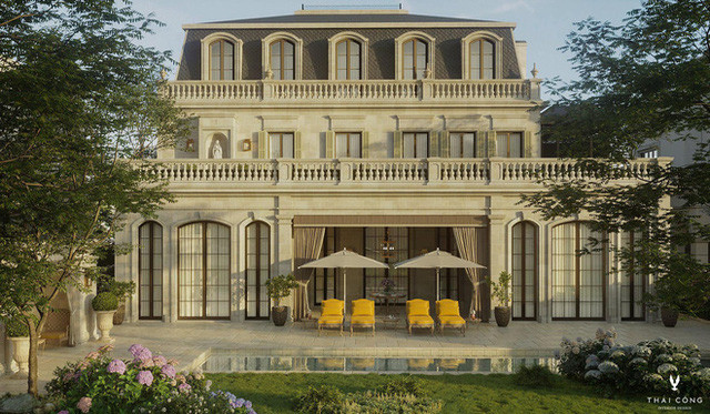 Theo loạt ảnh thiết kế, biệt thự của Di Băng có 3 tầng, rộng 640m2 được thiết kế theo phong cách cổ điển cực kì sang trọng.