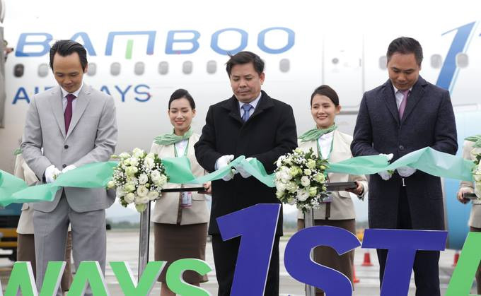 Sau đó, Bamboo Airways cũng tổ chức lễ đón máy bay Airbus A321neo mới, mở đầu cho kế hoạch bổ sung hàng loạt máy bay mới thời gian tới.