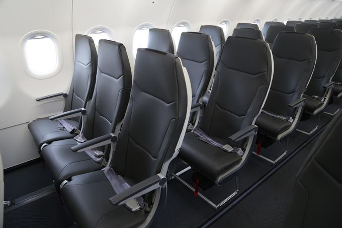 Ghế hành khách rộng rãi trên máy bay A321neo tạo cảm giác thoải mái khi ngồi trong một thời gian dài.